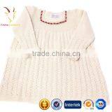 Cashmere Long Girls Sweater Dresses,Kids Flower Girl Dresses thumbnail-3