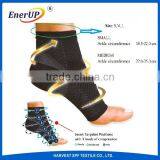 Compression Foot Sleeve Pair Heel Arch Support/ Ankle Sock thumbnail-2