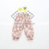 Wholesale 2017 Summer Pure Color Children Casual Beach Pants Anti-mosquito Pants thumbnail-2