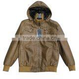 High Quality Winter Mens pu Leather Jacket thumbnail-1
