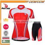BEROY Slim Fit Cycling Womens Summer Jersey, Bike Wear Cycling Apparel thumbnail-1