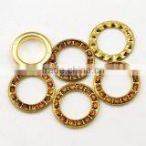 5 Colors 22mm Big Round Metal Brass Rhinestone Eyelets Crystal Diamond Grommets Glass Eyelets RE-22mm thumbnail-4