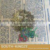 Custom Vintage Europe Syle Flower Leaf Deer Alloy Bookmark thumbnail-1