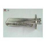 Big Brass Flange Industrial Electric Copper Heating Element For Gas , 8000W / 230V