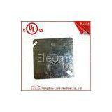 Electrical Square Conduit Box Cover UL Listed File Number E349123 With Knockout