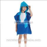 Cotton cute colorful hooded kids bathrobe