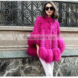 YR117 Mexico Style Fahion Fur Jacket Colored Genuine Mongolia and Rabbit Fur Coat thumbnail-6