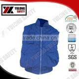 100% Cotton EN1149 Certification High Quality Short Delivery Time Anti-Static Safety Vest thumbnail-4