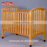 Fashion comfortable large europe baby swing bed baby cot beds sale