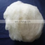 High quality dehaired and carded chinese sheep wool fibres 21.5mic/32-34mm