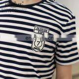 Peijiaxin Latest Design Cotton Man China Plain Wholesale Striped T-shirt thumbnail-6