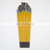 Long Coloured Handle Horse Hair Brush, Flat, #1~12