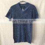 2017 Stylish Men Blue v Neck Nice Knit Soft Sweater t Shirt thumbnail-1