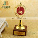 High Quality Custom Design Metal Trophy Award Cup the Round Part Could Custom Logos on
