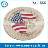 Free sample America round eagle metal coin with logo