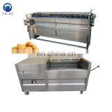 Machine for Removing Ginger Skin Potato Brush Washer Commercial Carrot Potato Peeler Machine thumbnail-3