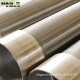 stainless steel round tube V slot filter mesh well screens pipes