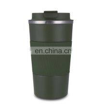 Wholesale Drinking Water Bottle 500 ml Vacuum Tumbler Portable Mug Coffee Tea With Lid thumbnail-2