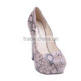 High Heel Platform Snake Women Pumps Shoes thumbnail-2