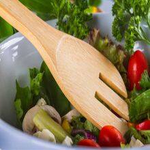 Bamboo Utensil Set With Colorful Handle Wholesale Colorful Bamboo Cooking Spatula Set thumbnail-3