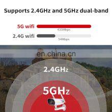 5G WIFI Security Bullet IP Camera 4MP HD CCTV Wireless 4X Digital Zoom Full Color Night Vision Surveillance Cam Two-Way Audio thumbnail-2