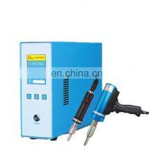 Portable Lingke 35kHz 900w high quality hand small plastic spot welding machine ultrasonic welder equipment