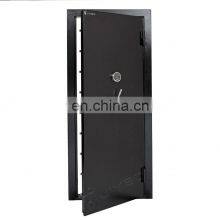 Customized Left-Hinge Inswing Stainless Steel Fireproof Burglarproof Doors Metal Safe Room Bank Security Vault Door With Circle thumbnail-2
