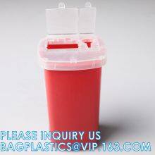 for Hospital Use Medical Waste Sharps Container, Sharps Box/ Sharps Containers, Sharpsguard Yellow Lid 1 Ltr Sharps, Sha thumbnail-5