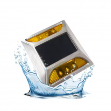 Solar Led Flash Pavement Marker Light For Highway Safety Solar Cat Eyes Parks and Gardens Aluminum LED Solar Road Stud