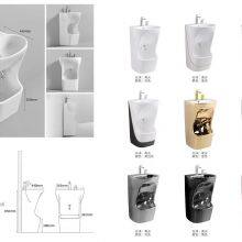 Muslim Quality Ceramic Bathroom Wash Feet Sink for Home Using thumbnail-4