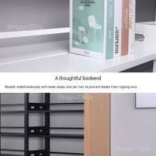 HN-AR9 Double Sided Steel Bookstack for Law Firm Archive, Guardrail Design, 1.26mm Thickness, China Office Furniture Supplier Canada thumbnail-4