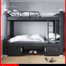 All-Steel Bunk Bed HN-W04-DALwith Steps & Shoe Organizer for Workforce Housing Dallas TX| Tool-free Assembly-Cost Efficient thumbnail-3