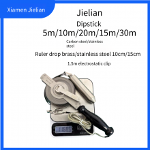 Jielian Measuring Oil Ruler, Depth Gauge, Steel Measuring Tape, Depth Ruler, Wooden Handle Carbon Steel and Stainless Steel thumbnail-5