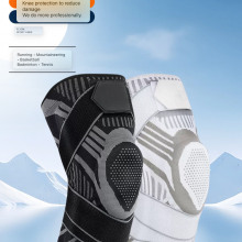 Anti-collision Sports Knee Sleeves Spring Double Straps Pressure Support Basketball, Tennis, Running thumbnail-3