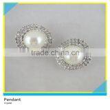 Rhinestone Charms Sew on Bling Glass Crystal Flower 15mm Diameter Bags Decoration thumbnail-4