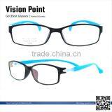 Latest TR90 Full Rim Bright Color Stylish Glasses Frames for Girls for Men With Changeable Temple thumbnail-1