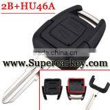 Replacement Remote Key Fob Case Shell for Opel Astra Vectra Zafira Omega thumbnail-1