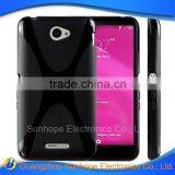 X Line Design Tpu Soft Gel Skin for Xperia E4