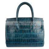 Women Brand Handbags Genuine Leather Shoulder Bag Crocodile Tote Bag thumbnail-3