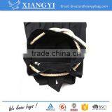 Fashionable Durable 16OZ Washed Canvas Drawstring Bucket Bag Outdoor Football Basketball Backpack thumbnail-5