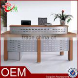 hot sale high quality office furniture office counter table design front desk table office reception counter table M08