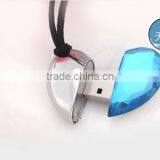 USB Flash Drive Customize Company Logo Bulk Cheap Heart Necklace Design 2GB 8GB thumbnail-6