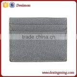 Leather Unisex Card Case Slim Super Thin 6 Slots Compact Wallet Holder thumbnail-2