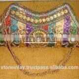 Banjara Clutch Bags Indian Embroidered Clutch Handmade Ladies Clutch Purse thumbnail-1