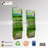 Goodmate Corrugated POP Floor Display Stands Shelf Floor Display Stands