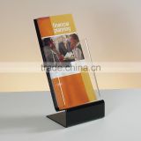 top floor-standing acrylic brochure holders