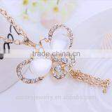 Women Costume Butterfly With Tassels Necklace Jewelry 2015 Top Fashion Jewelry Female Beautiful Crystal Necklace thumbnail-1