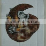kitchen digital printed linen tea towel for home decorationl,promotion --platypus design
