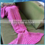 Handmade Knitted Mermaid Tail Blanket Crochet Wrap Mermaid Blanket Crochet Pattern thumbnail-5