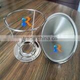 Trade Assurance 18/8 Stainless Reusable Pour Over Coffee Cone Dripper With Stand thumbnail-3